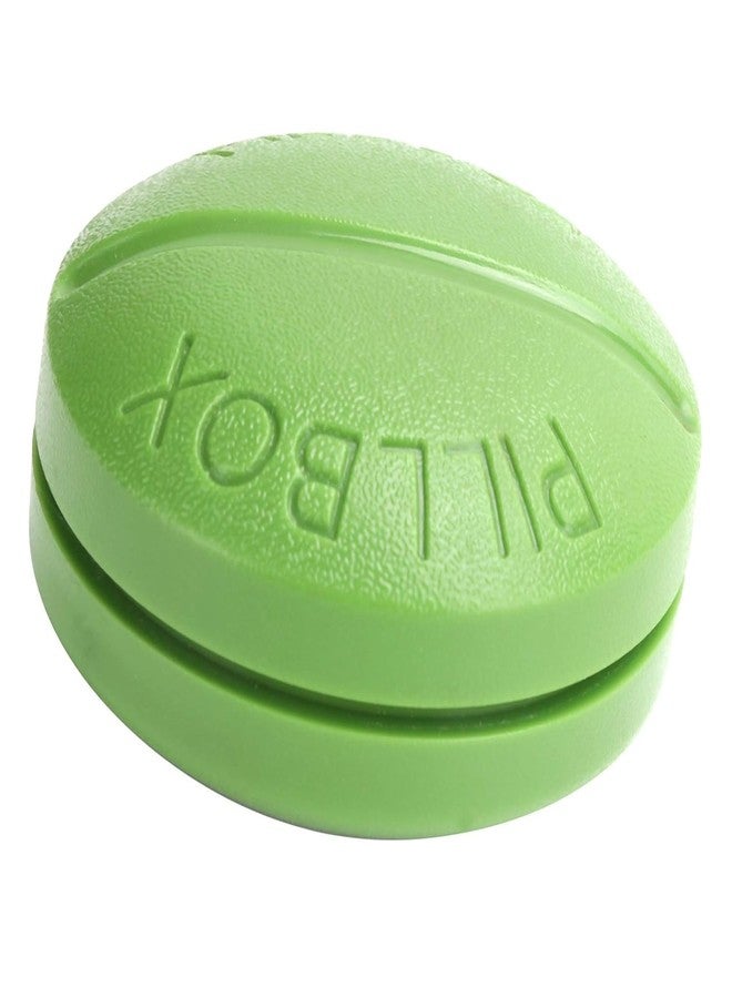 Clickswift® علبة حبوب سفر دائرية بثلاثة أقسام، علبة تخزين أدوية صغيرة محمولة بغطاء قابل للفتح والإغلاق، علبة حبوب مدمجة للأقراص اليومية والكبسولات، خالية من مادة BPA (متعددة الألوان). - Image 2